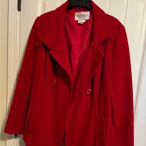 Red Pea Coat Chadwicks